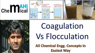 Coagulation vs FlocculationChemicalMahi [upl. by Llemert872]