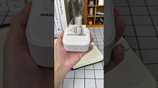 Take notes with T02 mini printer that doesn’t use ink📚study studywithme studyvlog phomemo fyp [upl. by Ozan]