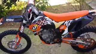 2008 KTM SXF 450 around look [upl. by Awjan35]