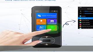 Anfier Language Translator Device 127 Languages AI Voice Translator W10 with 30 inch Touchscreen I [upl. by Ame]