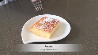 Quick Dishes  Revani Syrup Sponge Cake [upl. by Eahc]