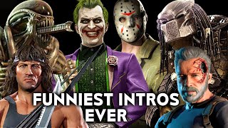 MORTAL KOMBAT Funniest Intros Ever  MK Funny Jokes [upl. by Laiceps]