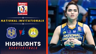 NU VS USPF Full Game Highlights  Quarterfinals  Shakeys Super League National Invitationals 2024 [upl. by Kolnick209]