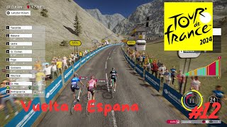 Tour de France 2024  Vuelta a Espana 12  Schwere Bergankunft [upl. by Lenroc]