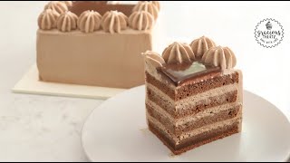 Cotton Soft Mocha Cake Recipe [upl. by Etennaej]