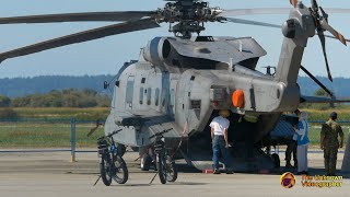 Boundary Bay Airshow  2024  Static Sikorsky CH 148 Cyclone Static  4K [upl. by Nosreip]