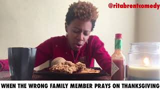 Comedienne Rita Brent “The Thanksgiving Prayer” [upl. by Hserus]