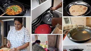 Busy Morning Vlog Office day Morning routine New Cookware Dhaba style paneer gravy [upl. by Ynned]