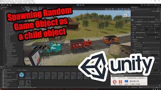 How to instantiate a game object as a child of an existing game object  Unity Random Object Spawner [upl. by Ahserb337]