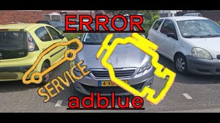 Peugeot 308SW 2014 urea adblue error and fix and bonus feed of the piaggio mp3 400 [upl. by Zacharias]