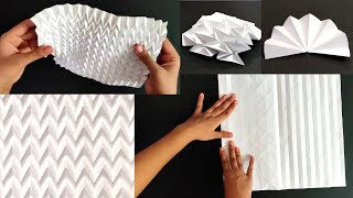 Learn Origami 01  Basic Paper Fold Patterns  How To Make Basic Folds By Deepali Karanjavkar [upl. by Nirehtac]