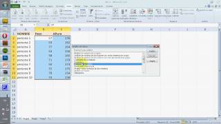 Tutorial Excel 2010 Estadística Descriptiva Ciencias del Deporte [upl. by Grayson]