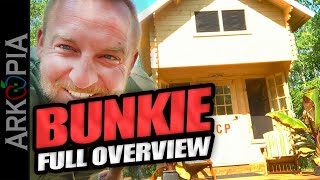 BunkieLife Cabin  Full Tour amp Carpenter’s Extensive Review [upl. by Nnalorac]