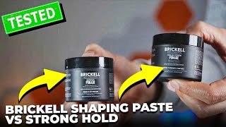 Brickell Shaping Paste VS Strong Hold Texturizing Pomade [upl. by Harriot961]