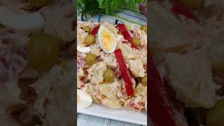 4 Ensaladas de Verano fáciles y rápidas 😋👍 shorts ensalada [upl. by Gnav]