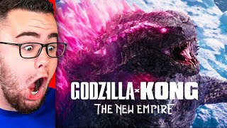 Reacting to GODZILLA X KONG THE NEW EMPIRE TRAILER GODZILLA vs KONG 2 [upl. by Donal467]