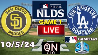 🔴Los Angeles Dodgers vs San Diego Padres Live MLB NLDS Baseball Play by Play 3D Presentation [upl. by Acceb622]