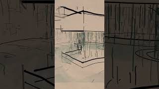 3D architecture concept sketch on iPad mini feather app [upl. by Alak335]