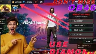 FF DIAMOND USE MOD MENU FREE FIRE UNLIMITED DIAMOND 💎 DIAMOND HACK [upl. by Koenig887]