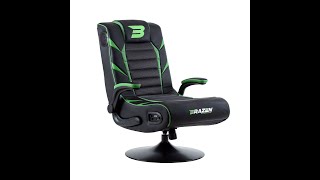 BraZen Panther 21 Bluetooth Surround Sound Gaming Chair [upl. by Klarika]