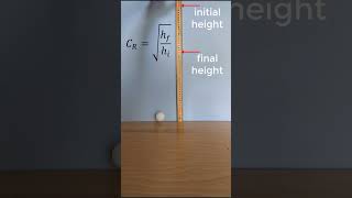 Coefficient of Restitution Science Project [upl. by Chavez328]