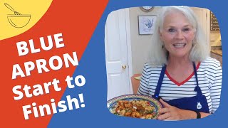 EASY StepbyStep BLUE APRON Togarashi Shrimp Dinner  Cook With Me [upl. by Dwane548]