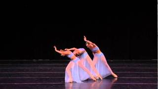 Katia Almayeva Gillian Fitz and Nina Putlak performing Sonnet at regional YAGP in Dallas [upl. by Aitret]