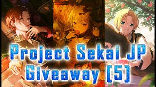 【SoraA】Project Sekai JP Giveaway quot5quot  quotThe Best Picture Wrapquot Gacha projectsekai hatsunemiku [upl. by Merriam923]