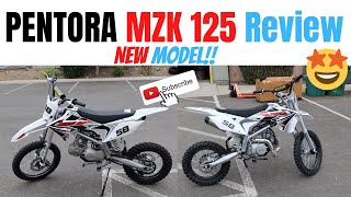 VITACCI PENTORA MZK 125cc Review  Chinese Beginner Dirt Bike [upl. by Nosnevets]