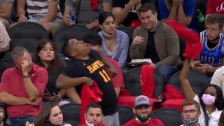 Danilo Gallinari Monster DUNK makes Hawks fan go Crazy  Game1 Hawks vs 76ers [upl. by Rod]