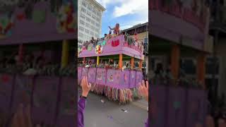 Mardi Gras parade mobile Alabama 2023 [upl. by Weasner134]