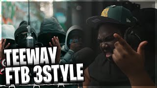 Teeway  From The Block Freestyle  Performance 🎙London 🇬🇧 REACTION [upl. by Ocisnarf]