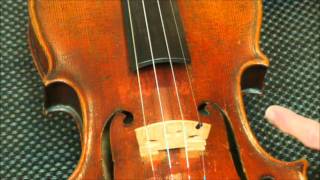 How to position violin bridge [upl. by Eical]