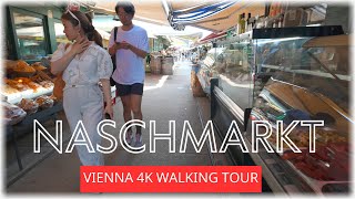 4K Vienna 🇦🇹 Naschmarkt Early Morning Stroll  Virtual Walking Tour [upl. by Herodias]