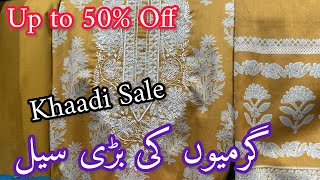 Khaadi Summer Sale 2024  Khaadi Up to 50 Off  Khaadi Sale Today [upl. by Eelasor]