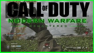 20 Killstreak  COD 4 REMASTERED OVERGROWN Gameplay Scorpion amp MP44 [upl. by Ollie]