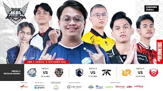 🔴 LIVE  MPL ID S14  Regular Season Hari 3 Minggu 6  Bahasa Indonesia [upl. by Macknair530]