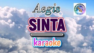 Sinta karaoke by Aegis tagalog karaoke song  Opm music  Videokaraoke Ni Bai [upl. by Erdman]