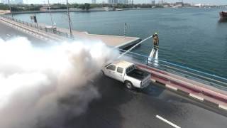 Dubai Civil Defense unveiled the flying firefighter “Dolphin” [upl. by Rooney]