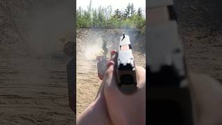 FMJ vs Hollow point 9mm pistol glock [upl. by Nyraf]