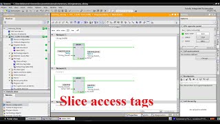 TIA Portal what is SLICE access tags  explanation [upl. by Akenom]