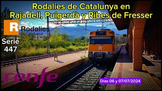 Rodalies de Catalunya Serie 447 Recopilación [upl. by Brew804]