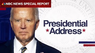 Special report Biden addresses nation after stepping out of 2024 race [upl. by Cassell]