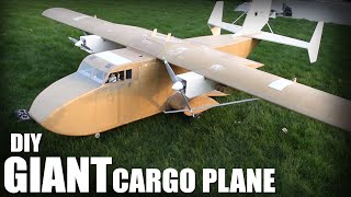 DIY Giant Cargo Plane  Flite Test [upl. by Lilybelle]