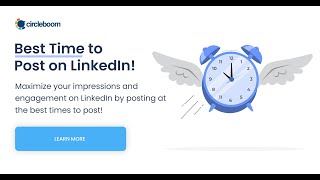 Best times to post on LinkedIn Maximize your impressions and engagement [upl. by Combe612]