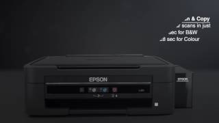 Impresora Inyección Tinta Continua Epson L380 [upl. by Silirama]