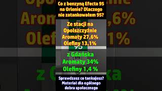 Co z benzyną Efekta 95 na Orlenie Dlaczego nie zatankowałem 95 na Opolszczyźnie Jak 95 w Gdańsku [upl. by Ayekim]