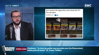 France les ventes de cigarettes ont chuté de 932 en 2018 [upl. by Herrington227]