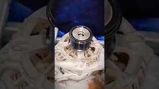 Alternator pulley noise 😲🙄 part 2 mechanic shorts [upl. by Sadnac944]