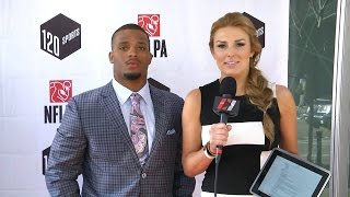 Nebraskas Ameer Abdullah At NFL PreDraft Party  CampusInsiders [upl. by Leopoldeen]